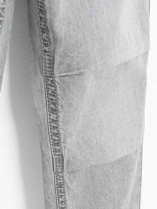 Kids Denim Grey Trousers