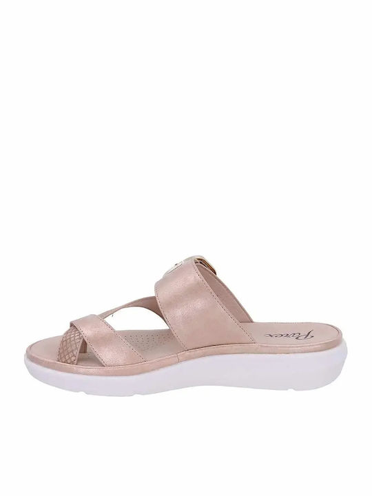 Women's Anatomic Flatforms Rose Gold Sandals