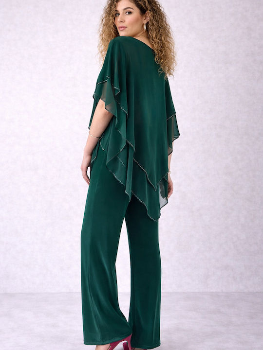 Damen  Jumpsuit Grün