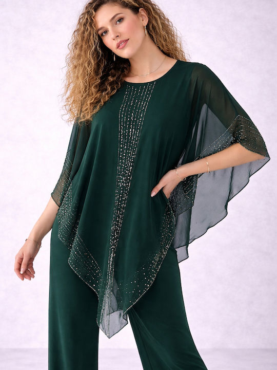 Women’s One-piece Jumpsuit Emerald