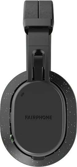 Fairphone Fairbuds XL 2025 Wireless Wired Over Ear Headphones with 26 Hours Playing Time Horizon Black