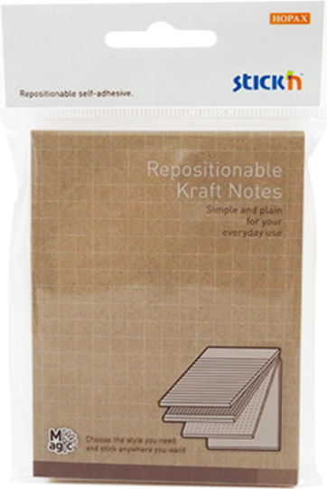 Hopax Magic Notes Adhesive 76 X 101 Mm 80 Sheets Stick'n Magic Notes Kraft