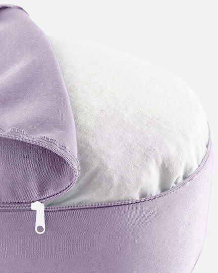 Lotuscrafts Meditation Pillow Lotus Lavender Fog Dimensions 31 × 15 cm 1.5 kg