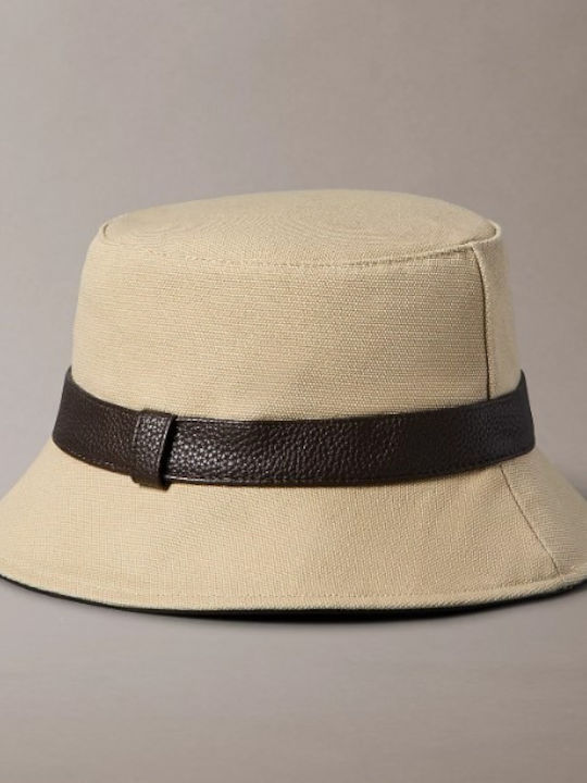 Calvin Klein Stoffart Herrenhut Bucket Beige