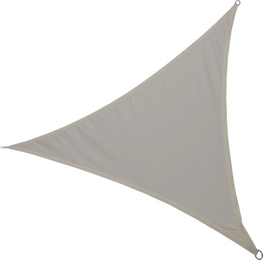 Τρίγωνο Πανί Σκίασης Γκρι με Επίστρωση PU 3m 120gr/m²