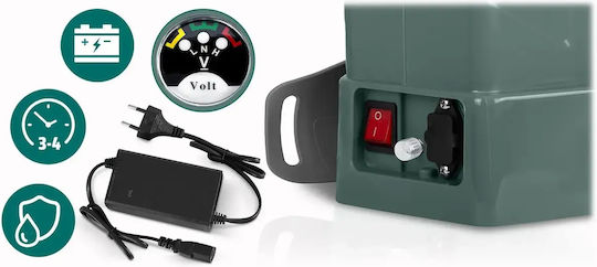 Smartic Drucksprüher 12V mit Batterie 8Ah mit Gewicht 16lt in Roter Farbe