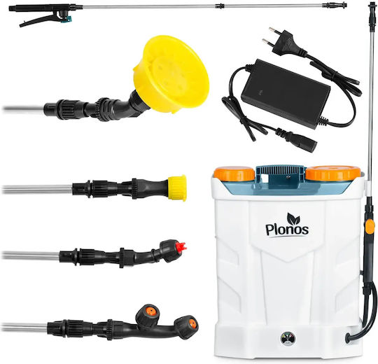 Smartic Пръскачка Под Налягане 12V с Батерия 8Ah с Капацитет 16l 5.5bar в Червен Цвят