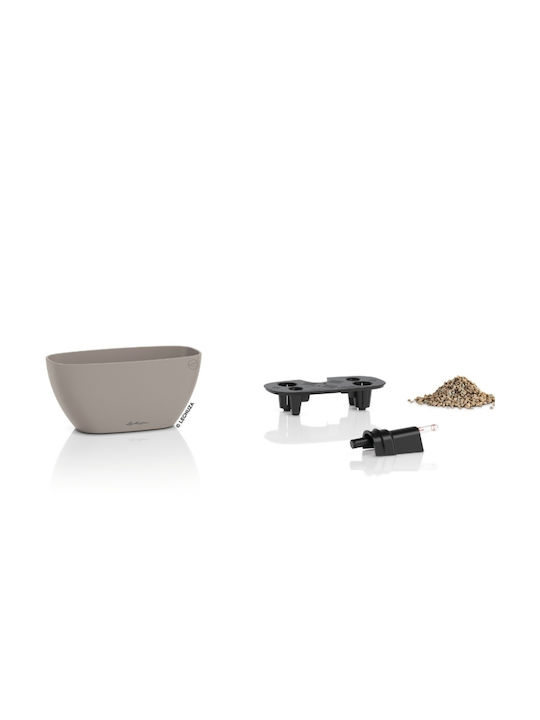 Lechuza Self-Watering Flower Pot Sand Brown 39x19x18cm