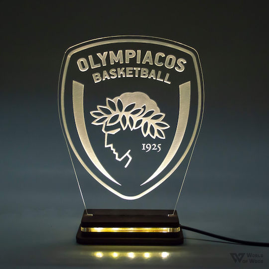 World of Wood Φωτιστικό Ολυμπιακος Μπασκετ LED