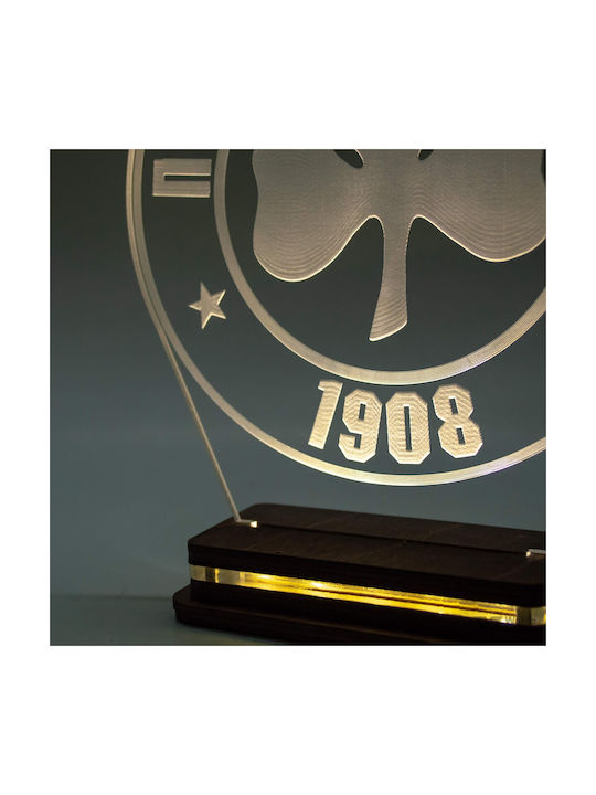 World of Wood Dekoratives Tischlicht Mit LED 19x17cm