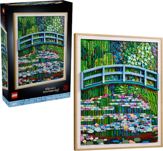 LEGO Art Claude Monet – Bridge over a Pond of Water Lilies for Ages 18+ 3179 Pieces