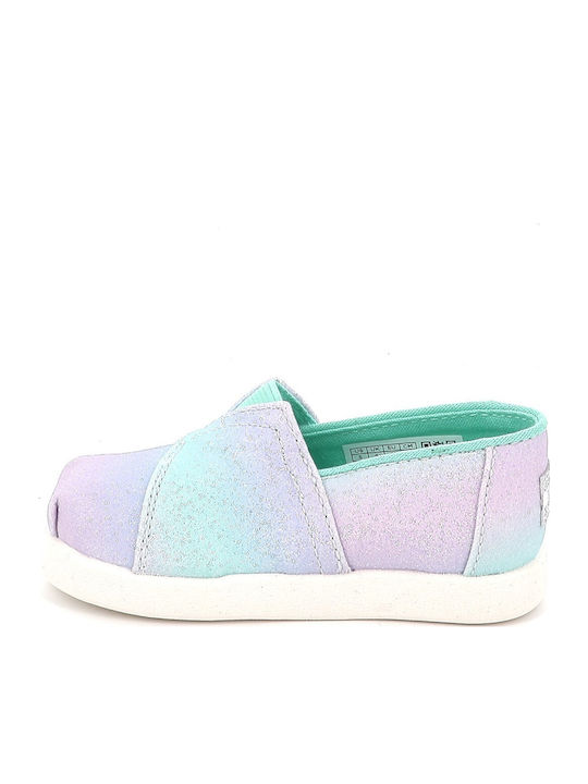 Kids Espadrilles with Hoop & Loop Closure Purple