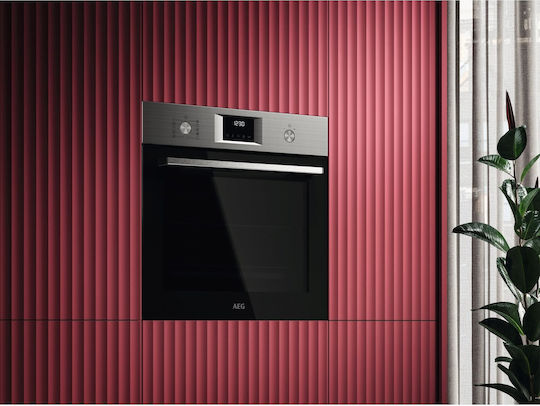 AEG OU5PB40SM Φούρνος άνω Πάγκου 72lt Π56εκ. Steel