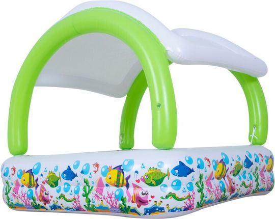 Children's Square Swimming Pool 240L Inflatable 143x143x123cm