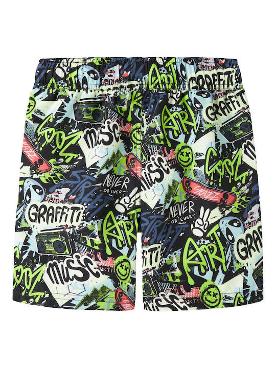 Name It Costum de Baie pentru Copii Pantaloni Scurți de Înot Negru Name It Costum de Baie pentru Copii Pantaloni Scurți de Înot Negru