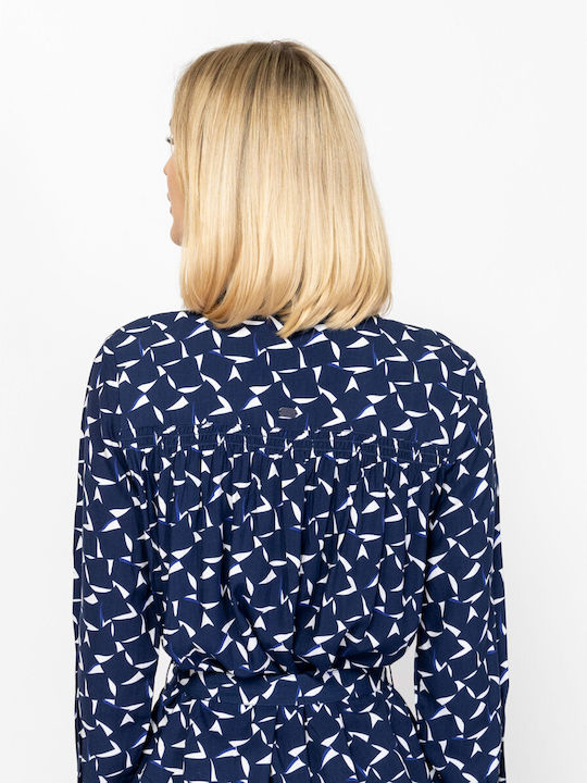 Mini Σεμιζιέ Φόρεμα Navy