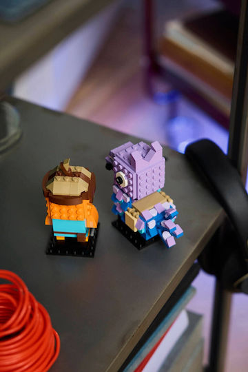 LEGO Brick Headz Fortnine Supply Llama & Fishstick Figures for Ages 10+ 300 Pieces