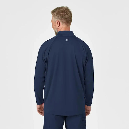 WonderWink Male Medical Pants And Blouse Set Navy Blue