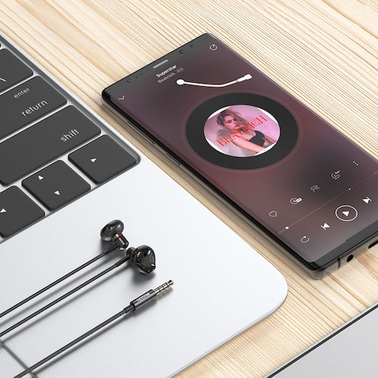 Yesido Căști Handsfree In-ear cu Mufă 3.5mm Negre