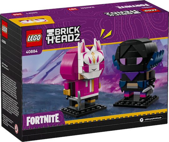 LEGO Brick Headz Fortnite Drift & Raven Фигури За 10+ Години 280 Бройки