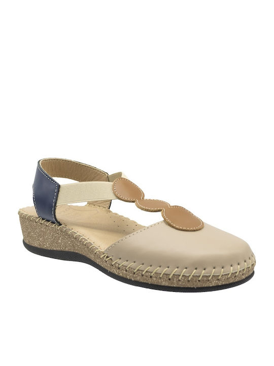 Anatomic Women's Summer Platforms in Beige Espadrille Style