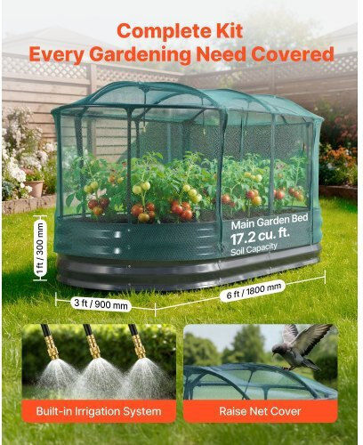 Vevor JSYHZZC631FTP86LD001V0 Κάλυμμα Θερμοκηπίου 1.8x0.9x0.3m