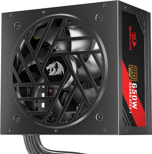 Redragon Guard GC-GU02P 650W Black Power Supply Full Wired 80 Plus Bronze