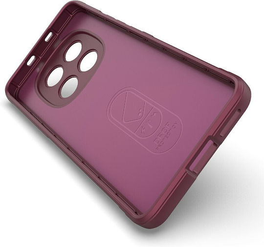 Techsuit Magic Rückseitenhülle aus Silikon Burgundisch für Redmi Note 15 5G / Poco M8 5G