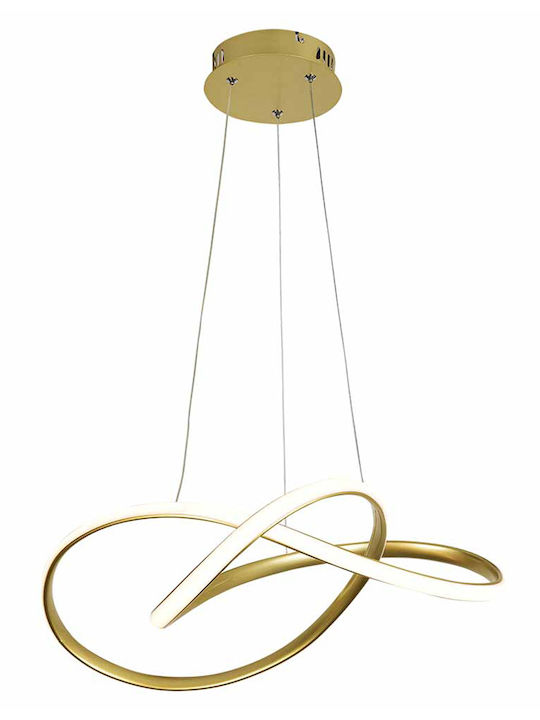 Powertech Hängelampe Gold 50x50x120cm.