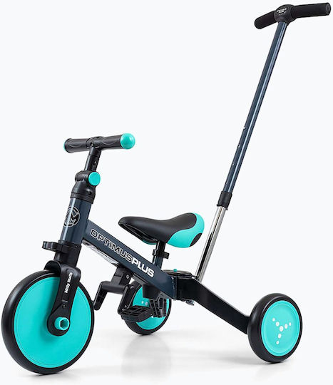 Milly Mally Optimus Plus Convertible with Parental Handle 4 in 1 for 12 Months Green