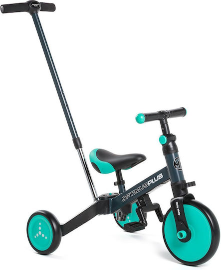 Milly Mally Optimus Plus Convertible with Parental Handle 4 in 1 for 12 Months Green