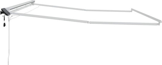 vidaXL White Awning Frame