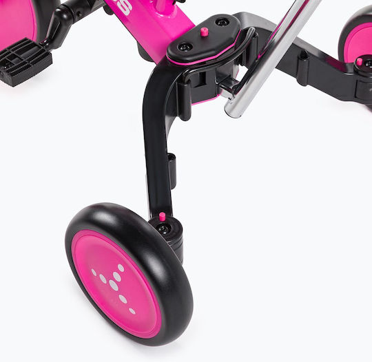 Milly Mally Optimus Plus Convertible with Parental Handle 4 in 1 for 12 Months Pink