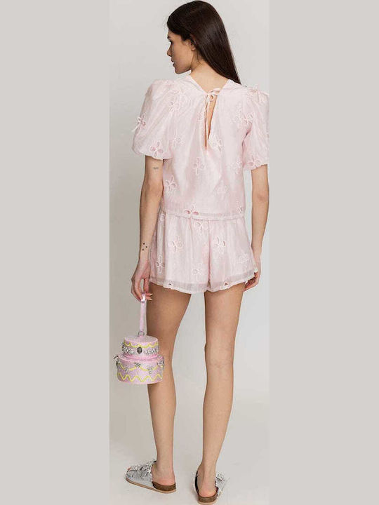 Damen-Shorts - Bermudas Set in Rosa