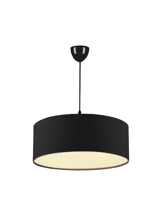 HomeMarkt Adjustable Pendant Light Black with Socket E27 38x20cm