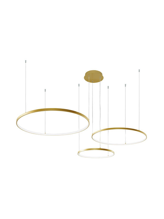 Viokef Maximos Hängelampe Gold Schiene 40x300cm.