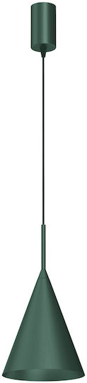 Eko Light Lustră Suspendată Verde 17cm.