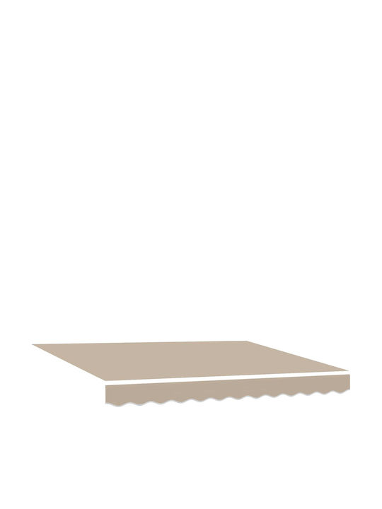 vidaXL Beige Terrace Tent 3.5x2.5m
