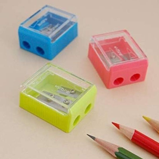 Tombow Sharpener Ippo Transparent 2 Holes Ksa-121 4901991006742