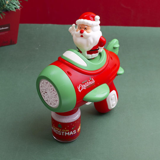 Christmas Series Automatic Soap Bubble Machine Santa Shape Batteries Not Included