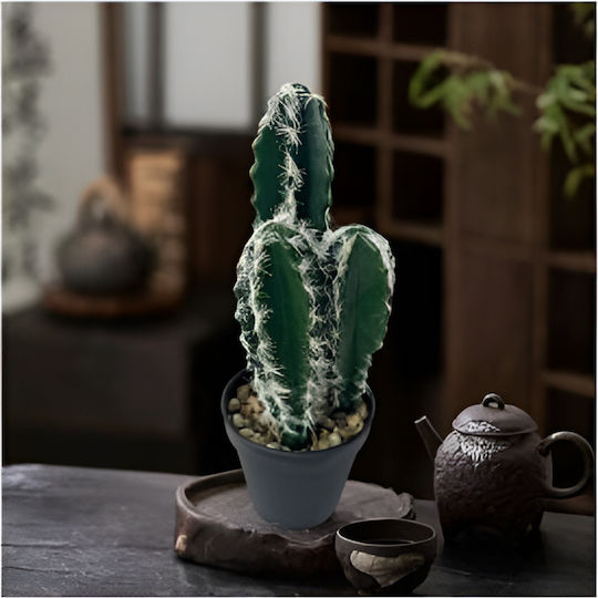 Cactus Artificial Decorativ Plantă În Ghiveci 30cm Cactus Artificial Decorativ Plantă În Ghiveci 30cm