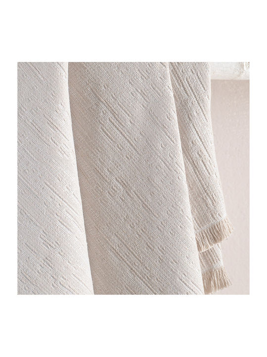 Rythmos Toris Zweisitzer-Sofa Überwurf 2 Seiten Jacquard 180x240cm Beige