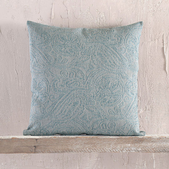 Rythmos Ivy Three-Seater Sofa Throw 2 Sides Jacquard 180x280cm Blue