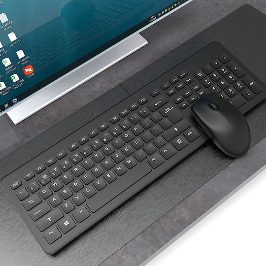 Mute Office Tastatur & Maus Set Internationales Englisch