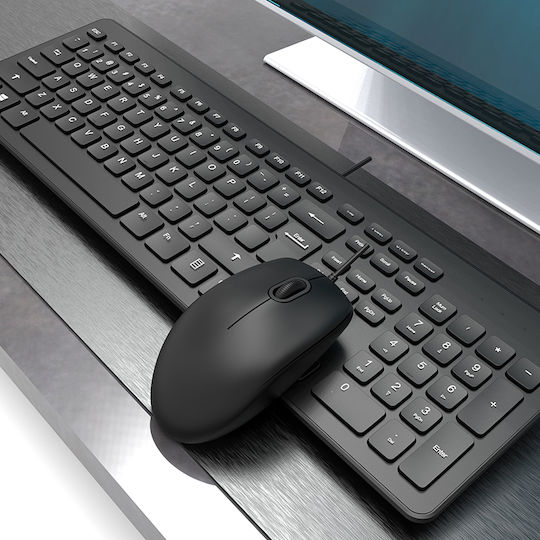 Mute Office Tastatur & Maus Set Internationales Englisch