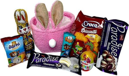 Ostergeschenkbox Rosa Häschen Mix Kinder Überraschung Süßigkeiten