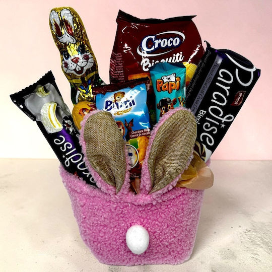 Ostergeschenkbox Rosa Häschen Mix Kinder Überraschung Süßigkeiten