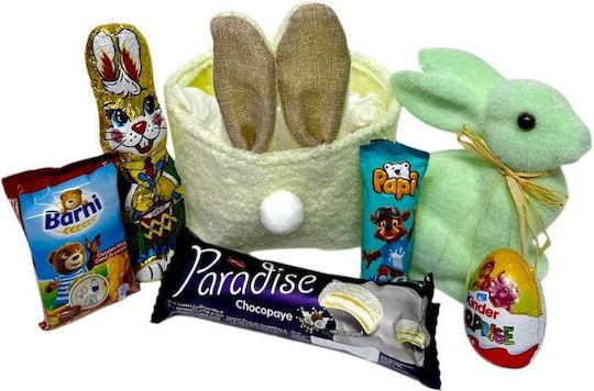 Easter Gift Box Children Bunny Joy Kinder Pastel Green Decorative Bunny Selection Sweets
