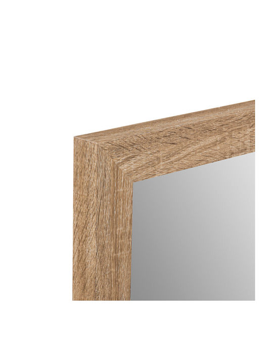 5Five Boden- oder Standspiegel mit Beigem Holzrahmen 125,4x35,4cm