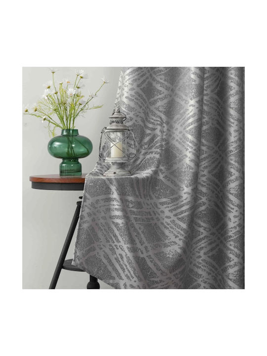 My Home Luxury Vorhang mit Grommets Graue 270x280cm